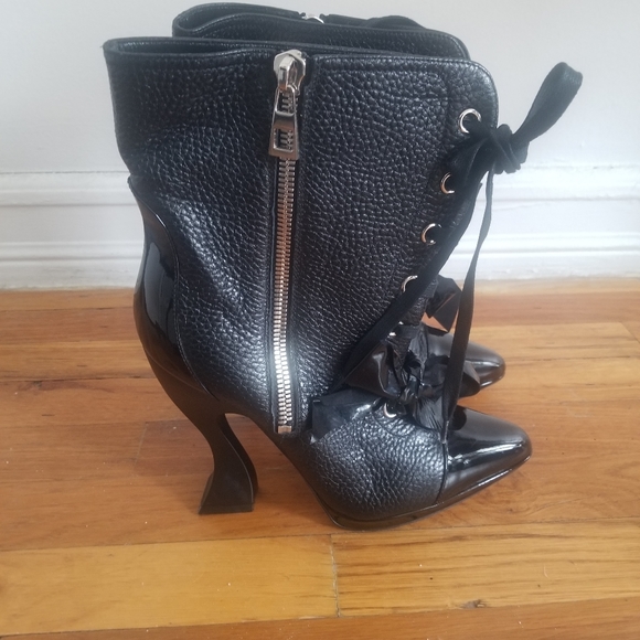 LOEWE Lace Up Boot - Black 41 - Picture 5 of 11